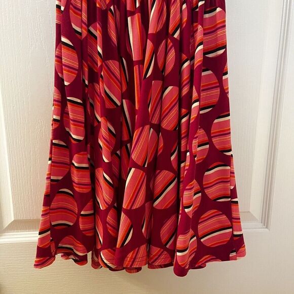 Dot Dot Smile Striped Circles Twirl Dress Flutter Sleeve Girls Size 3/4 - Picture 10 of 10